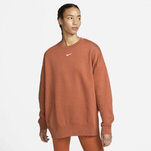 nike sportswear collection essentials over-oversized fleece crew sweatshirt